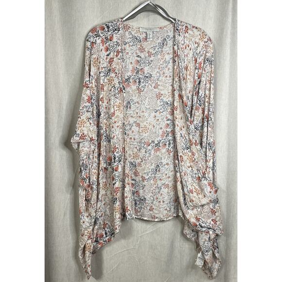 Forever 21 Sweaters - Forever 21 Floral Kimono Open Cardigan - Size XL - Lightweight - 100% Rayon
